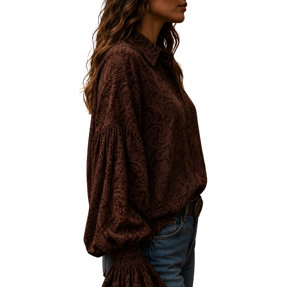 Victoria Vintage Casual Blouse