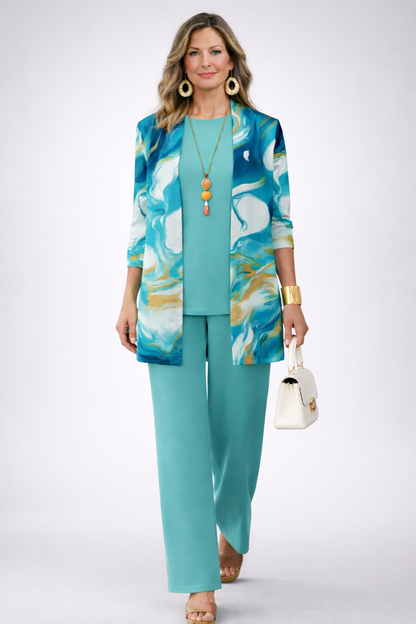 Lena Elegante Driedelige Set