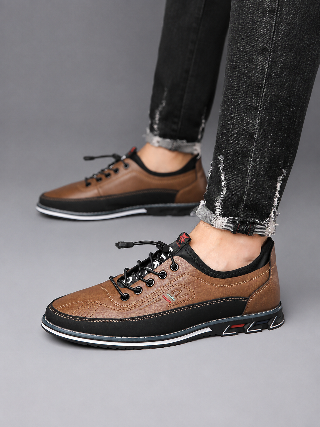 Philipp Oxford-leren schoenen
