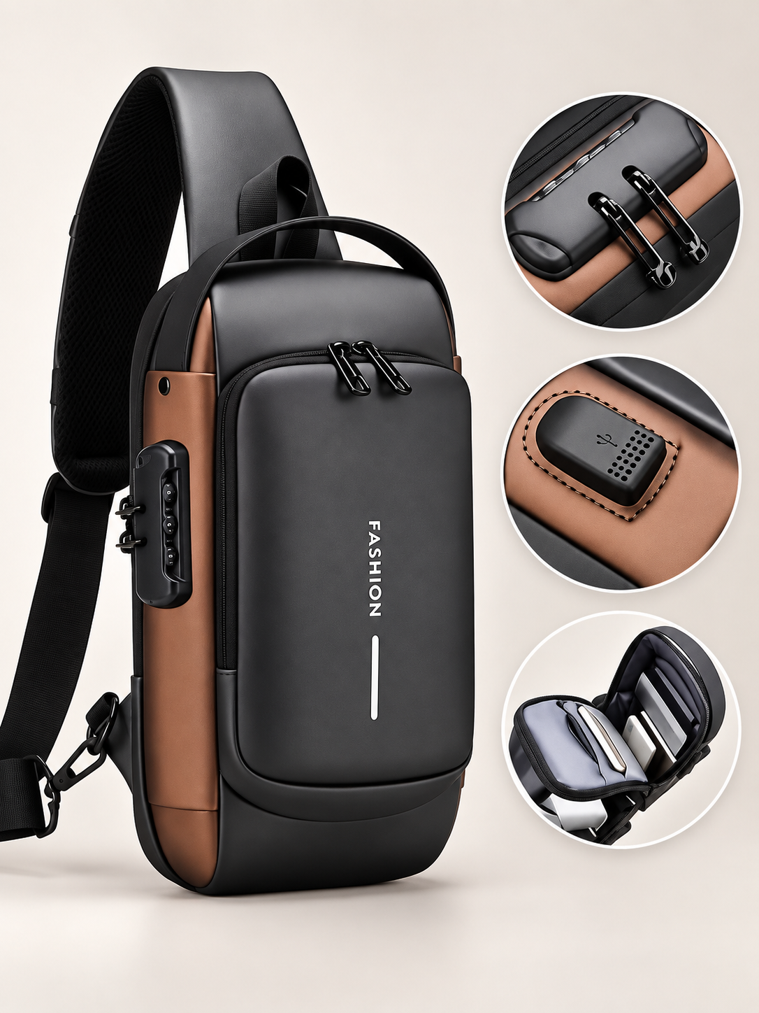 Pascal Diefwerende Crossbodytas