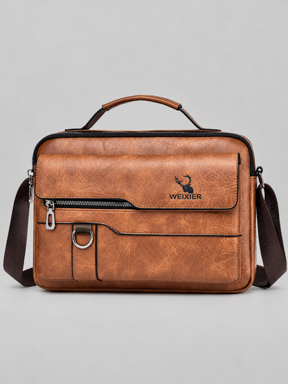 René vintage crossbodytas van kunstleer