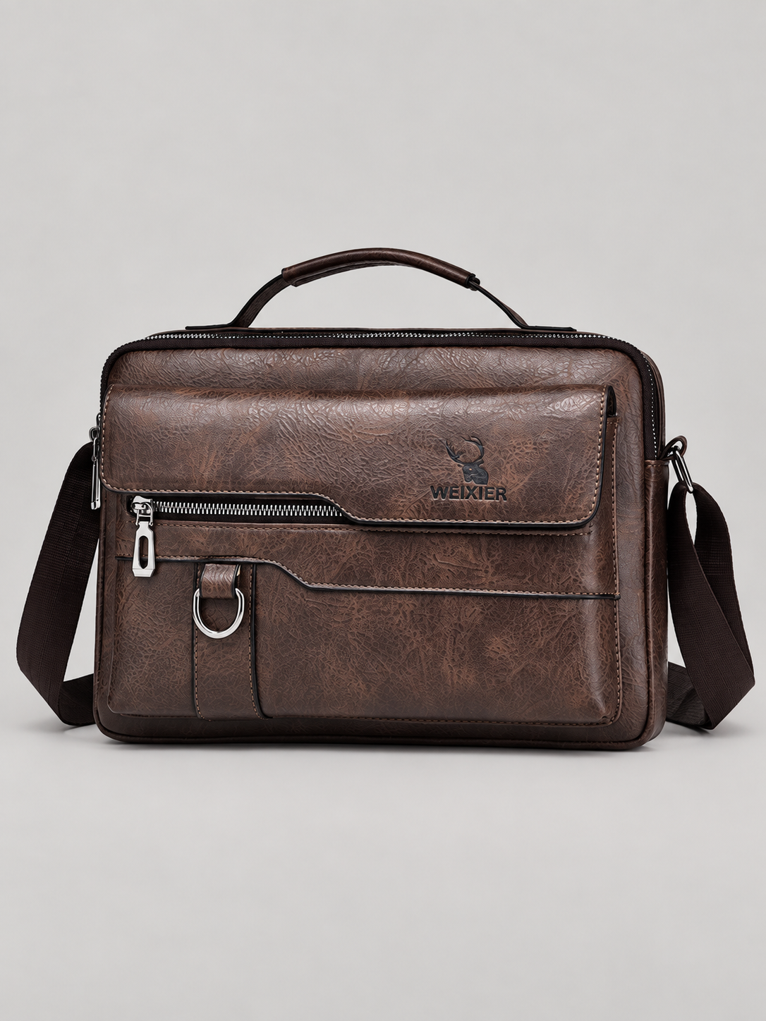 René vintage crossbodytas van kunstleer