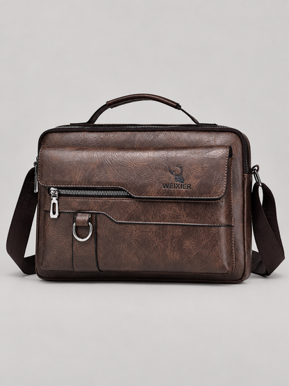 René vintage crossbodytas van kunstleer