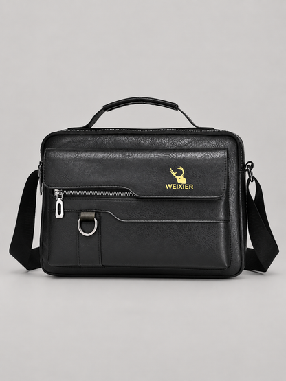 René vintage crossbodytas van kunstleer