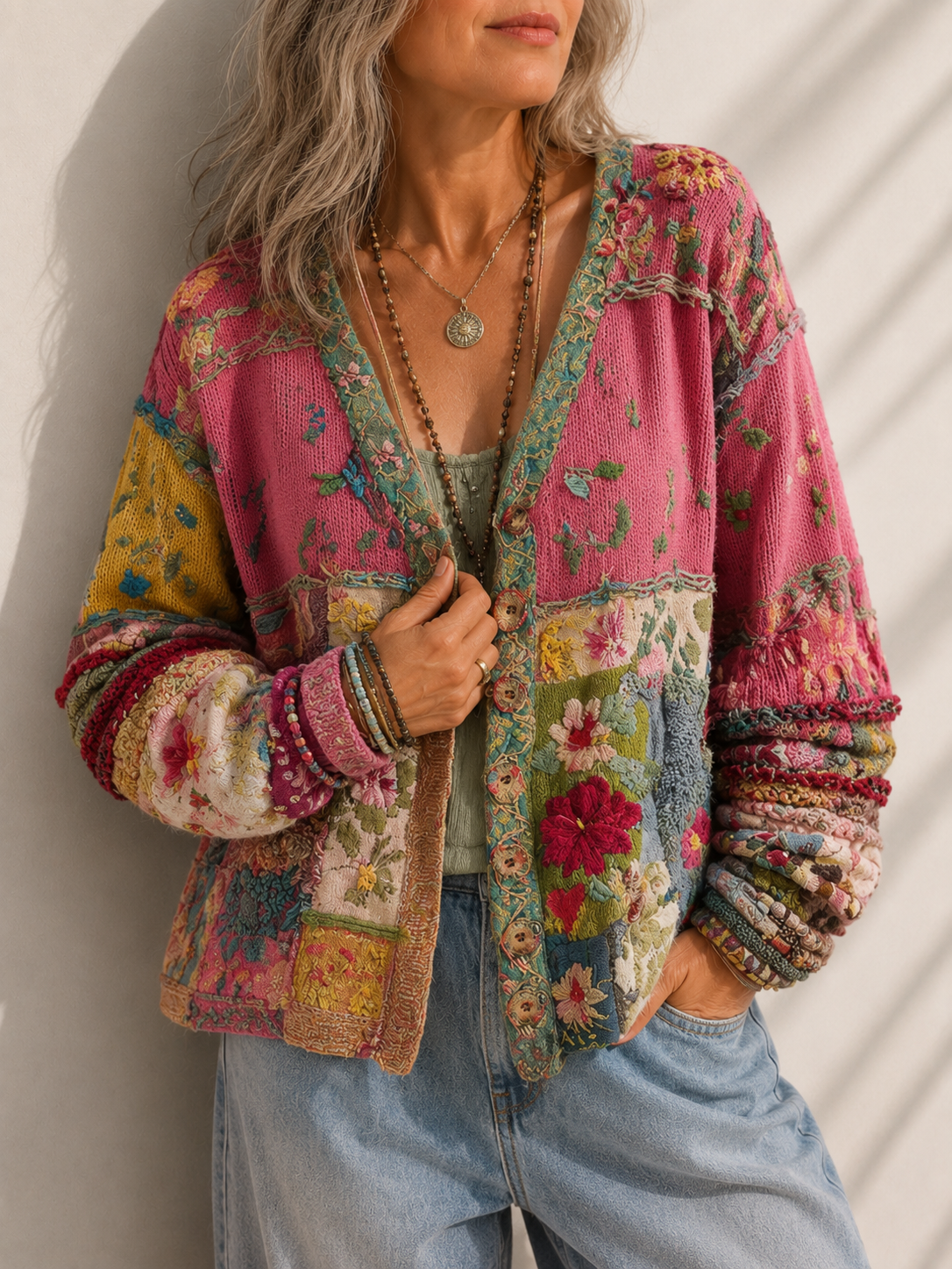 Matilda Boho Knit Jacket