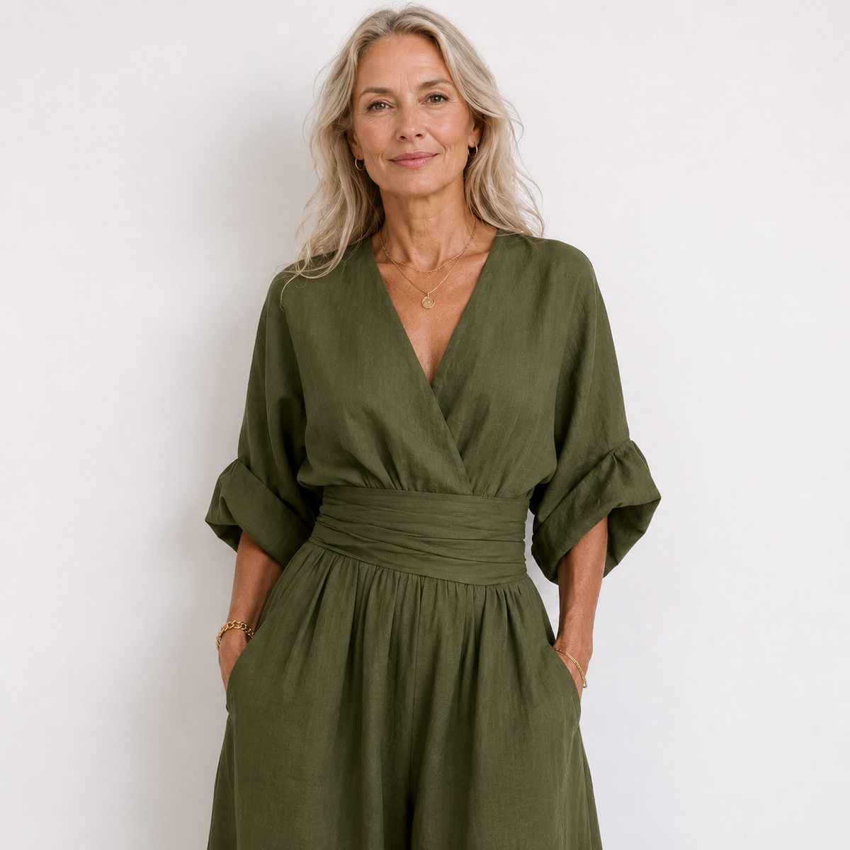 Cleo Relaxed Linen Jumpsuit