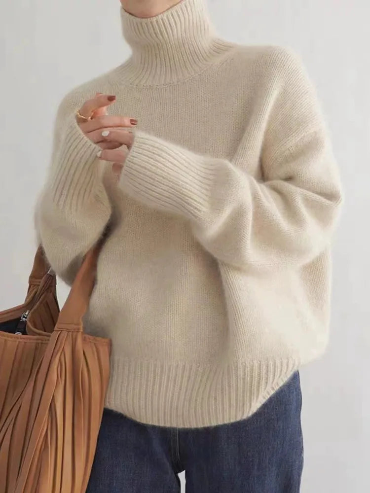 Lilian Wool Turtleneck Sweater