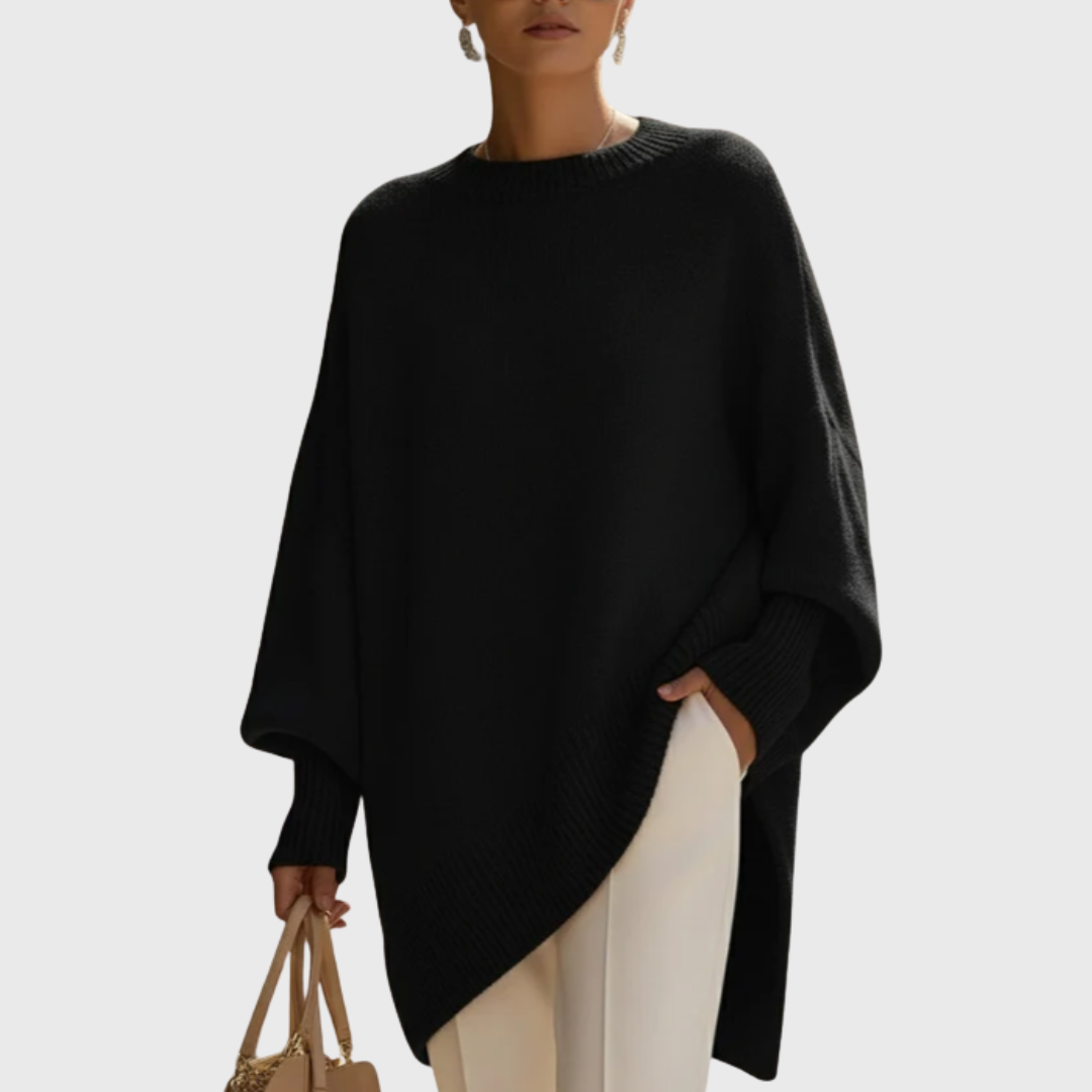 Livia Oversized Poncho Jumper