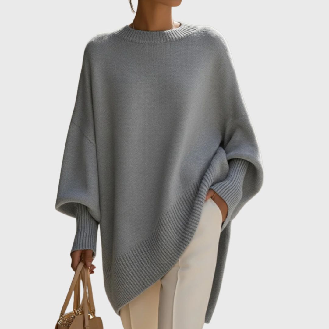 Livia Oversized Poncho Jumper