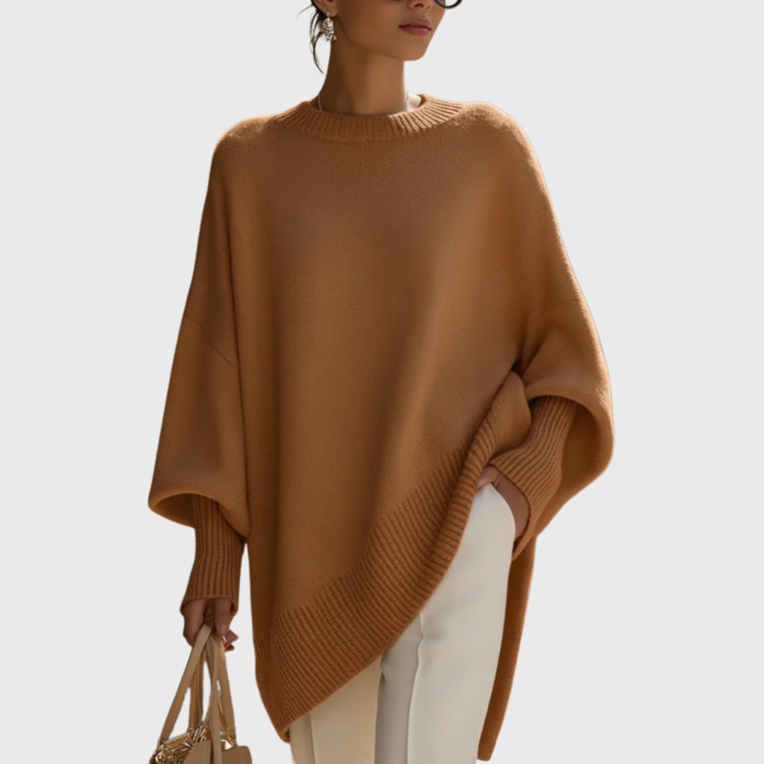Livia Oversized Poncho Jumper