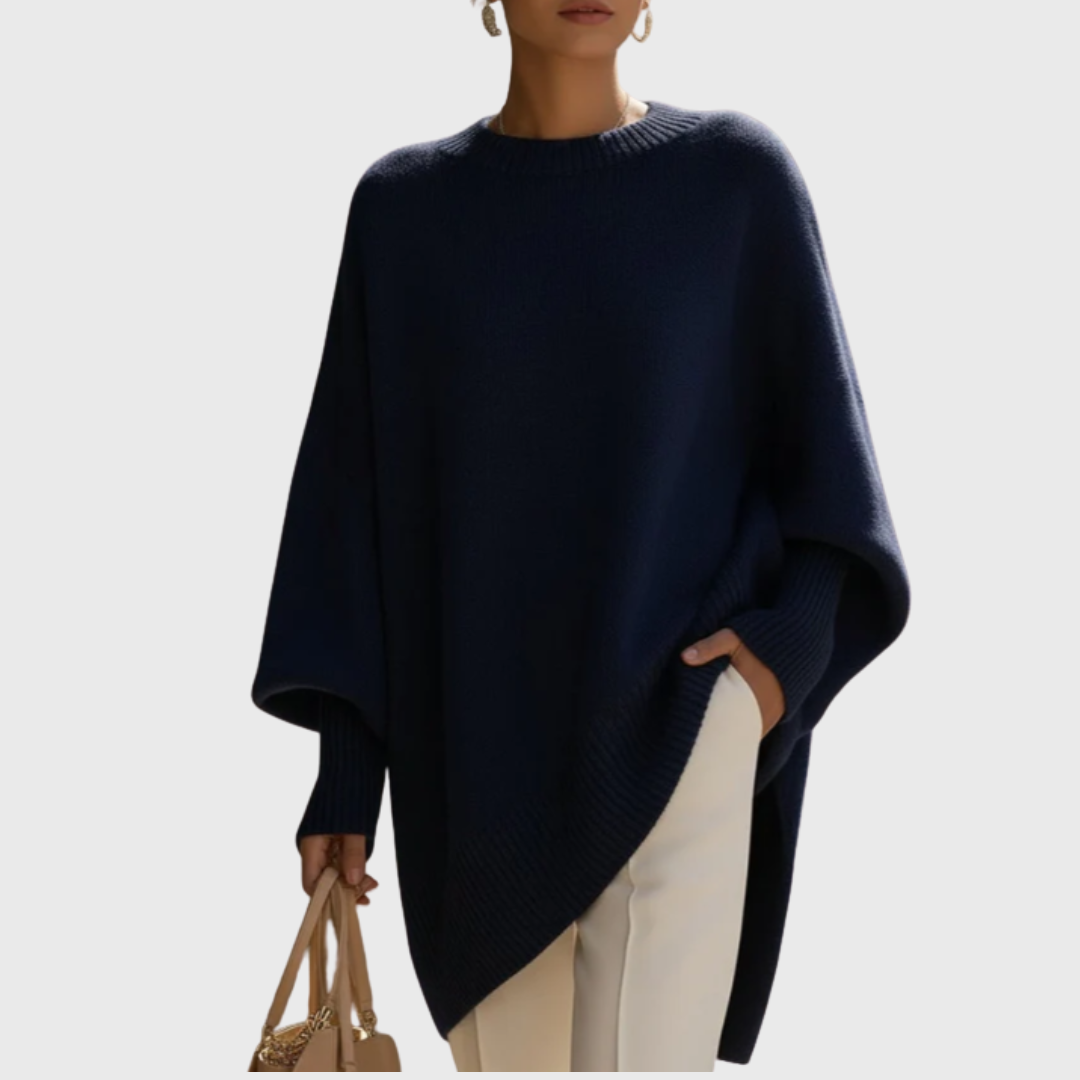 Livia Oversized Poncho Jumper