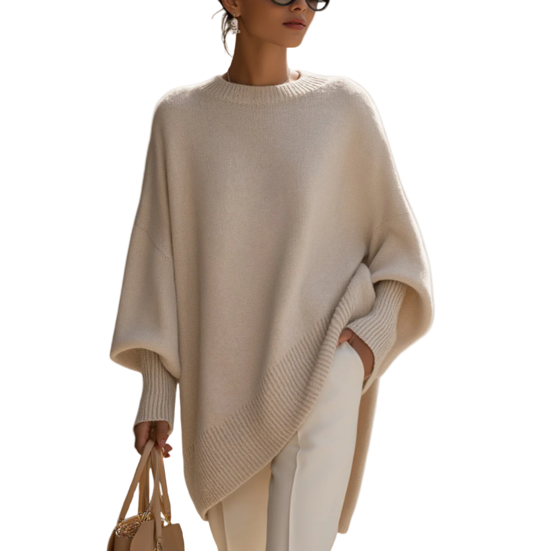 Livia Oversized Poncho Jumper
