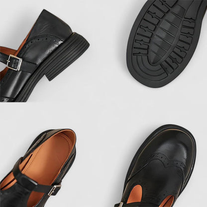 Marie Budapester schoenen met riempjes