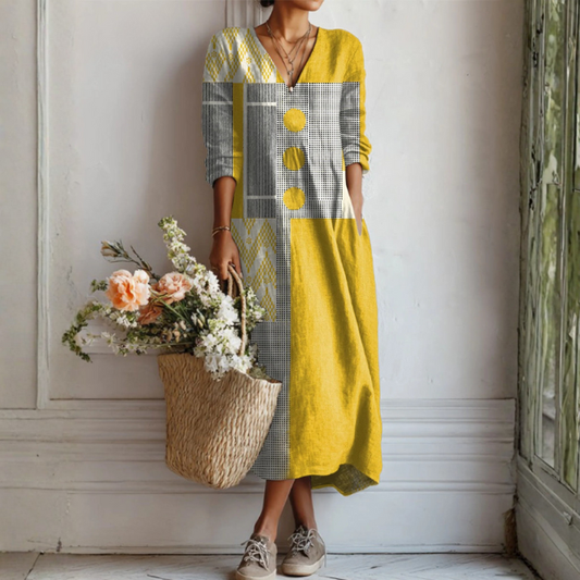 Ada Easygoing Linen Dress