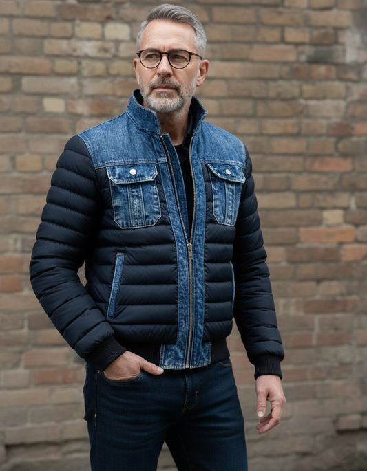 Ares Hybrid Quilted Denim jacket