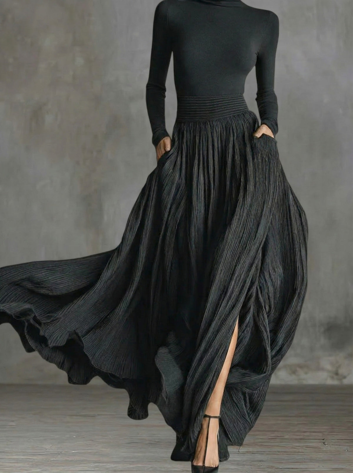 Rachel Maxi Jurk Hoge Taille