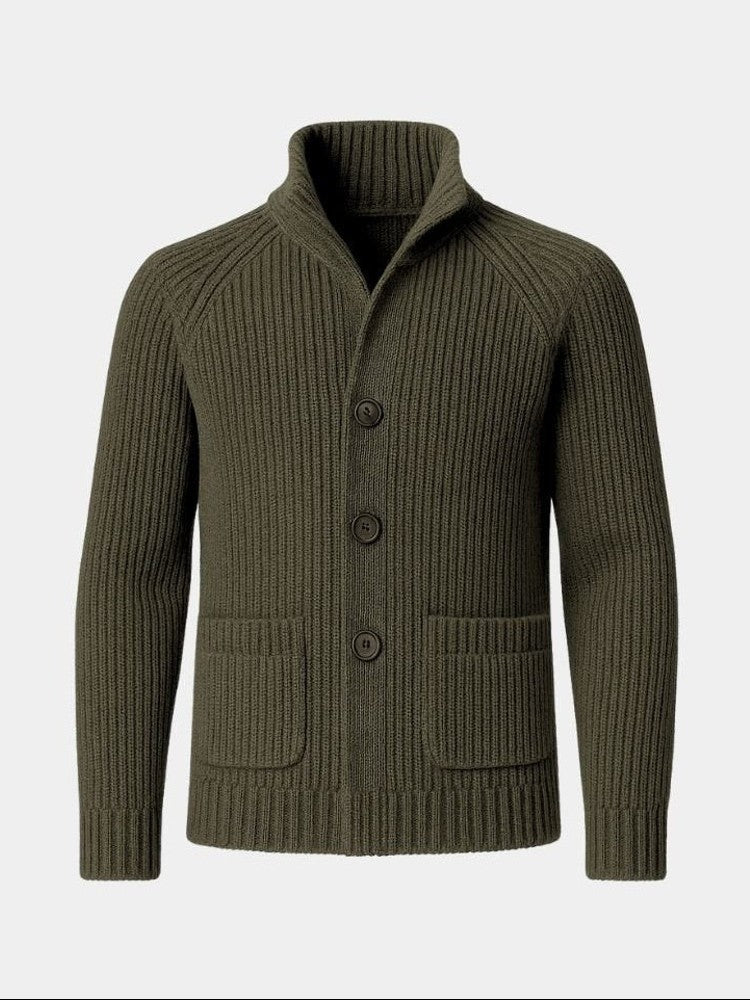 Henrik Button-Up Knit Jacket