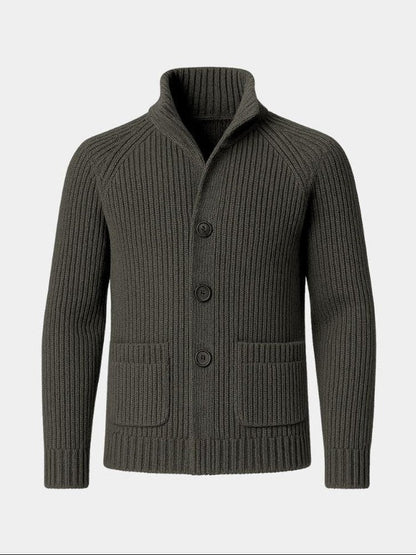 Henrik Button-Up Knit Jacket