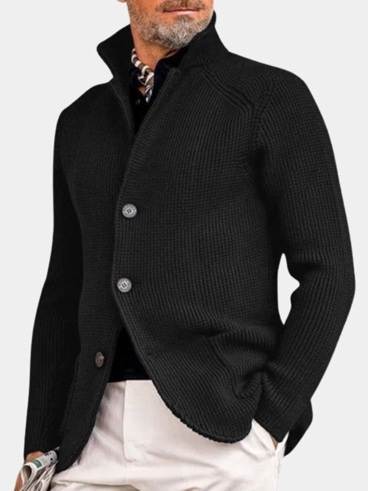 Henrik Button-Up Knit Jacket