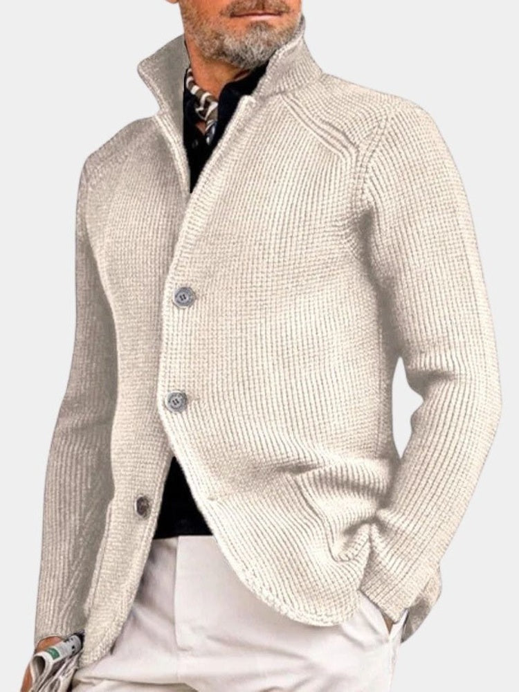 Henrik Button-Up Knit Jacket
