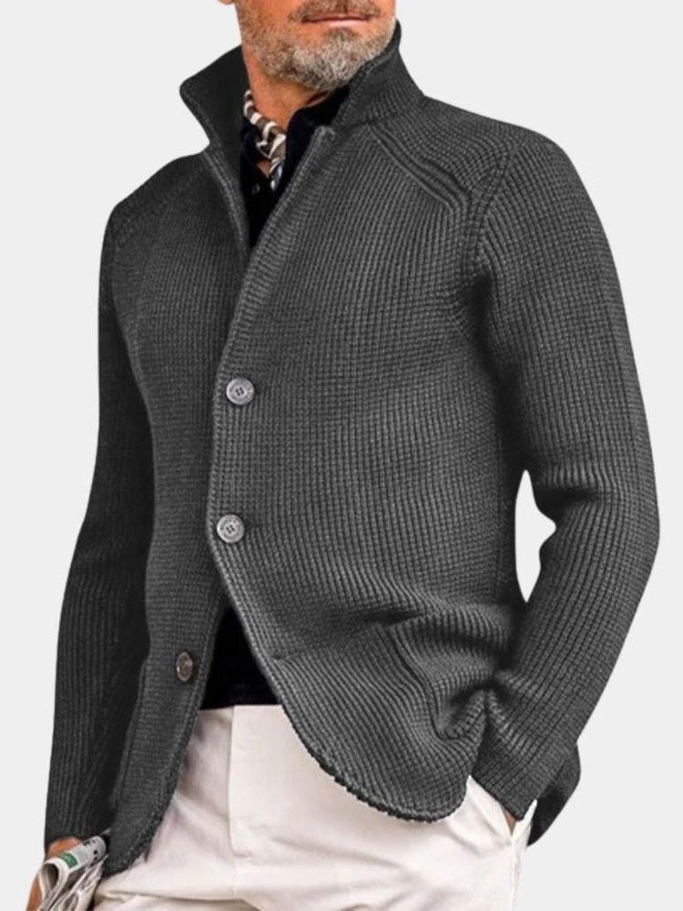 Henrik Button-Up Knit Jacket