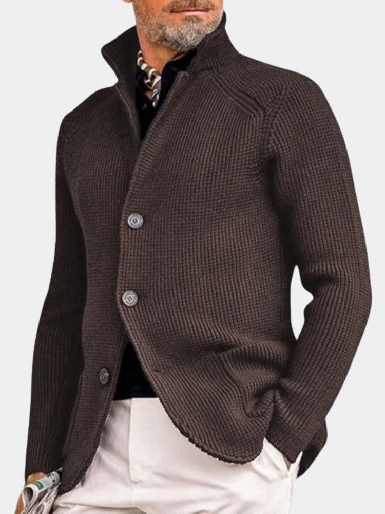 Henrik Button-Up Knit Jacket