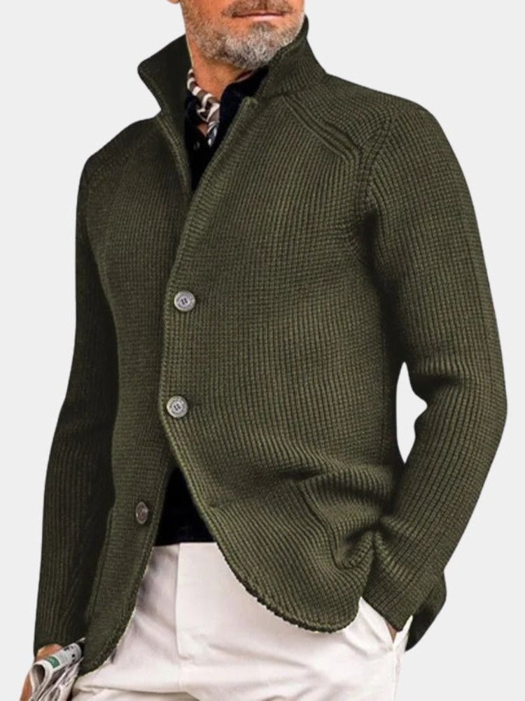 Henrik Button-Up Knit Jacket