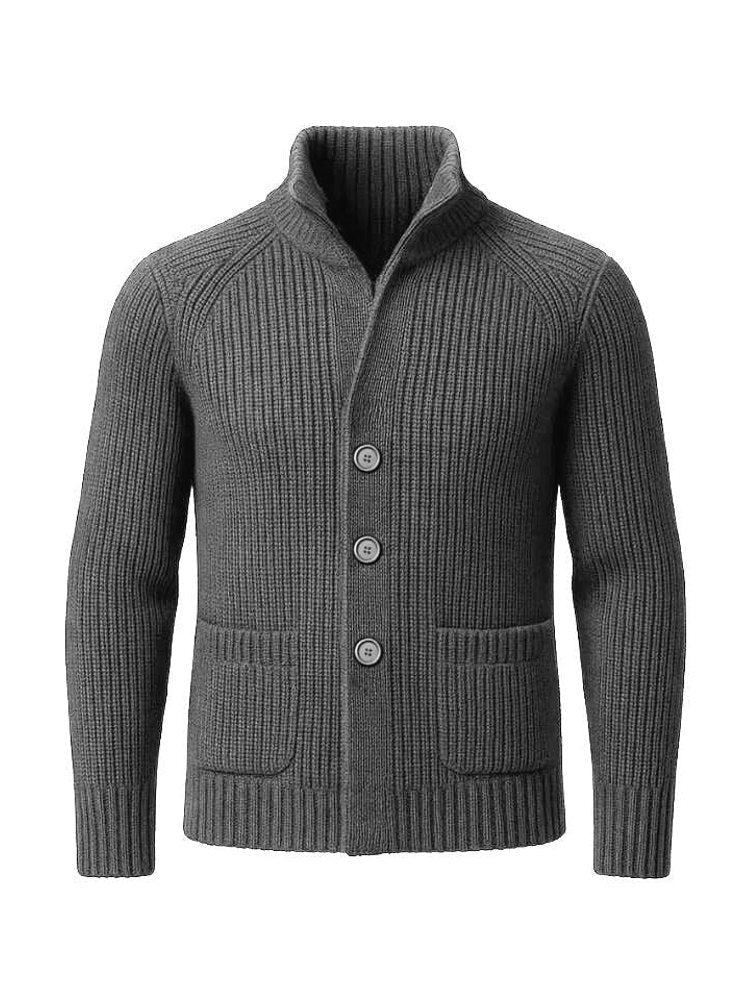 Henrik Button-Up Knit Jacket