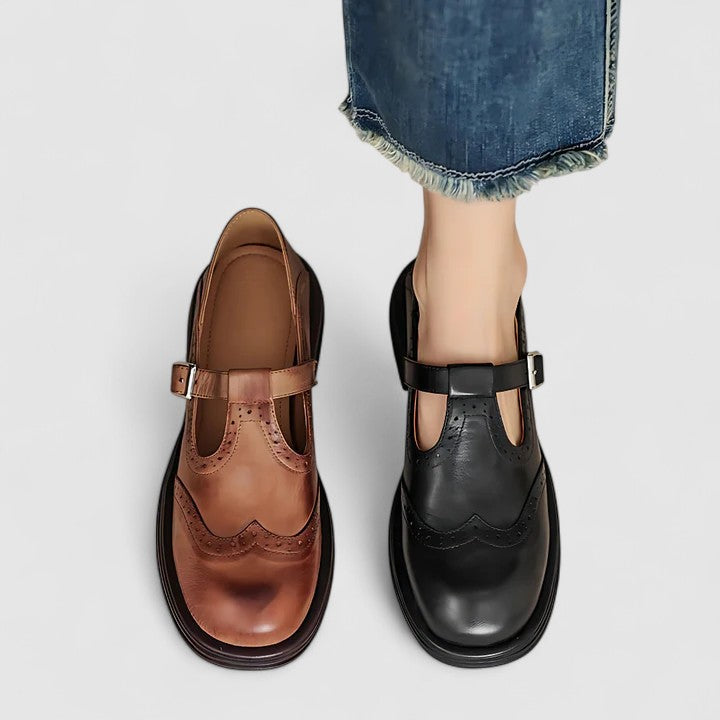 Marie Budapester schoenen met riempjes