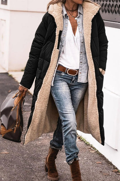 Alice Warm Quilted Hooded Jacket