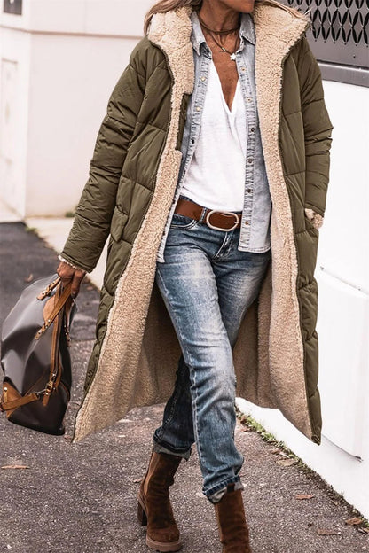 Alice Warm Quilted Hooded Jacket