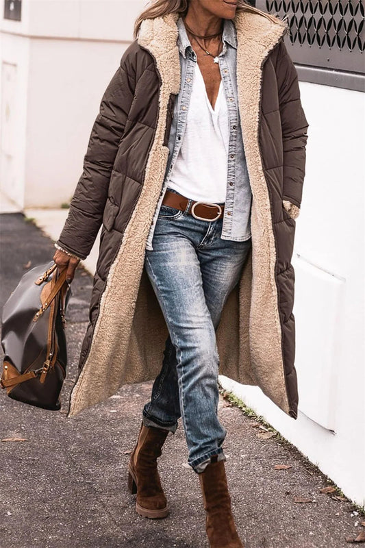 Alice Warm Quilted Hooded Jacket