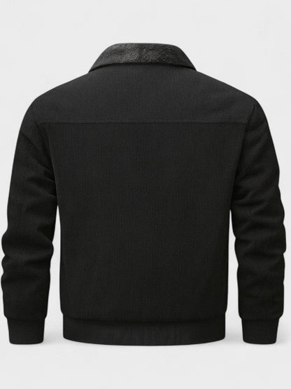 Norbert Bomber Jacket with Synthetic Fur Collar