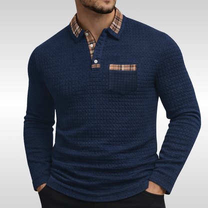 Beau Waffle Polo Shirt