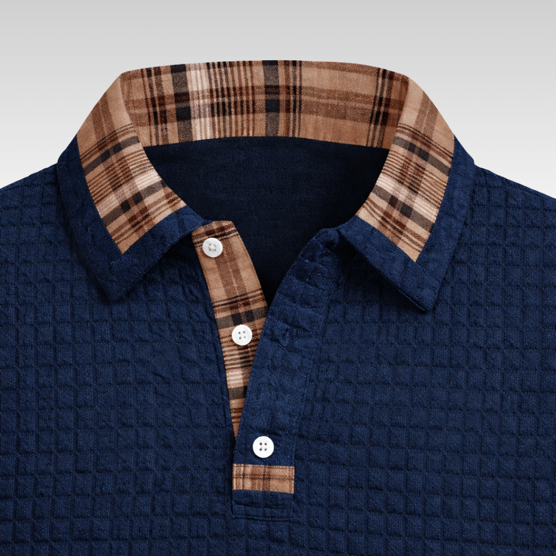 Beau Waffle Polo Shirt
