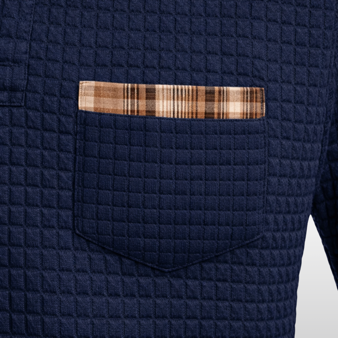 Beau Waffle Polo Shirt