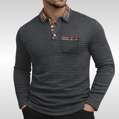 Beau Waffle Polo Shirt