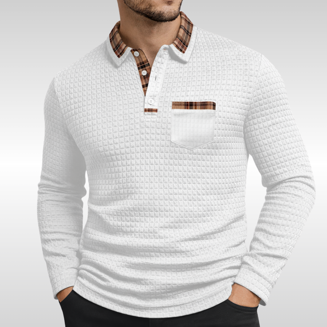 Beau Waffle Polo Shirt