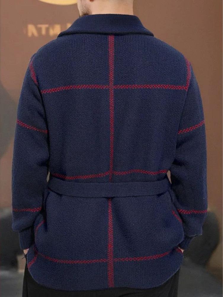 Rom Knit Coat with Belt
