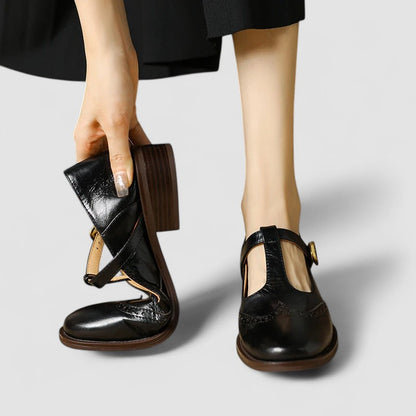 Margot Geperforeerde Slingback Sandalen
