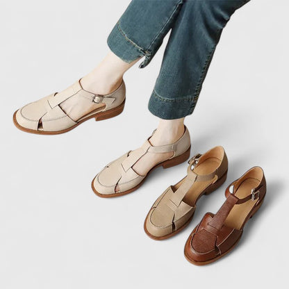 Manon Gesloten Sandalen met Enkelbandje