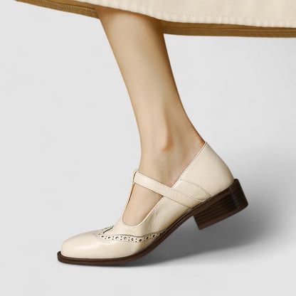 Margot Geperforeerde Slingback Sandalen