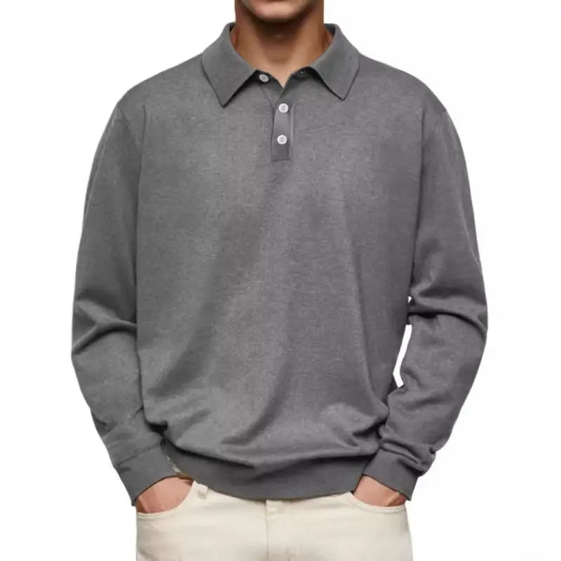 Beeckhoven Casual Long Sleeve Poloshirt