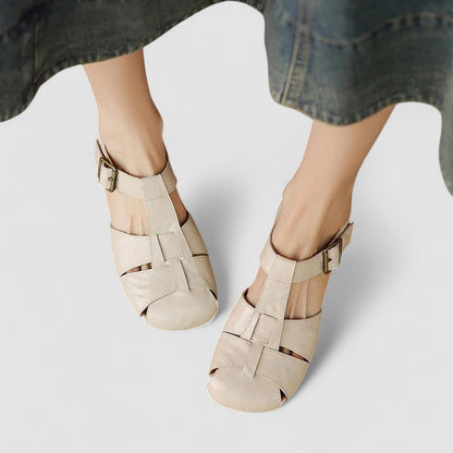 Sandrine Opengewerkte Bandschoenen