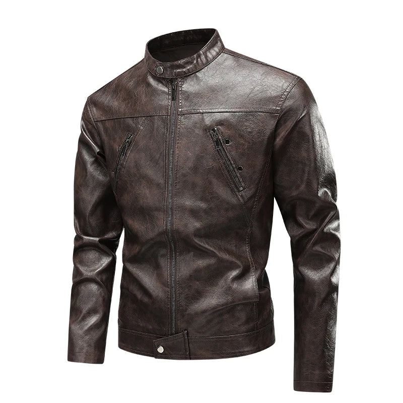 Juan American Pilot Style Leather Jacket