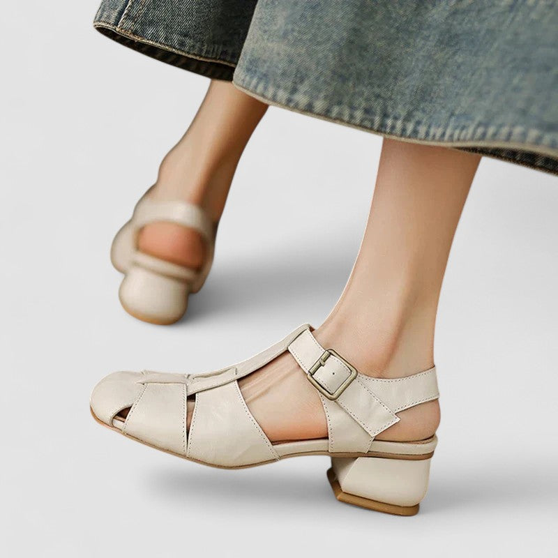 Sandrine Opengewerkte Bandschoenen