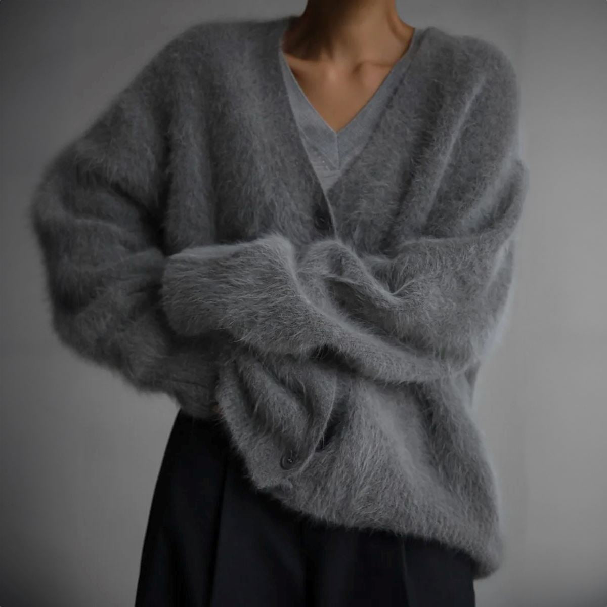 Eliza Comfortable Fur Cardigan