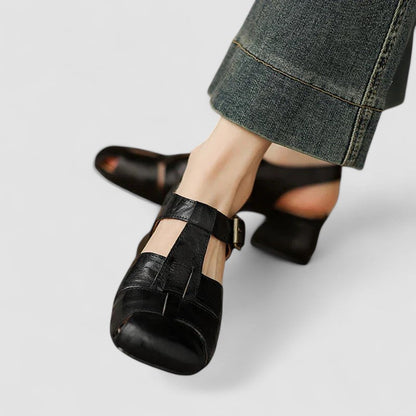 Sandrine Opengewerkte Bandschoenen