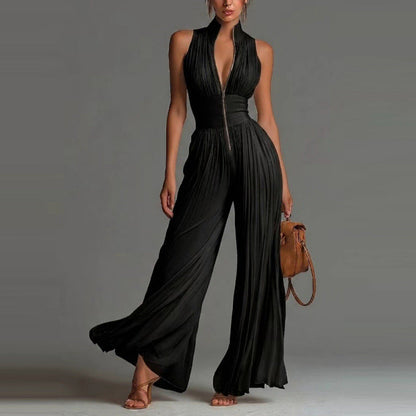 Emy Floral Chiffon Jumpsuit