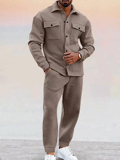 Xavier 2-Piece Suede Set